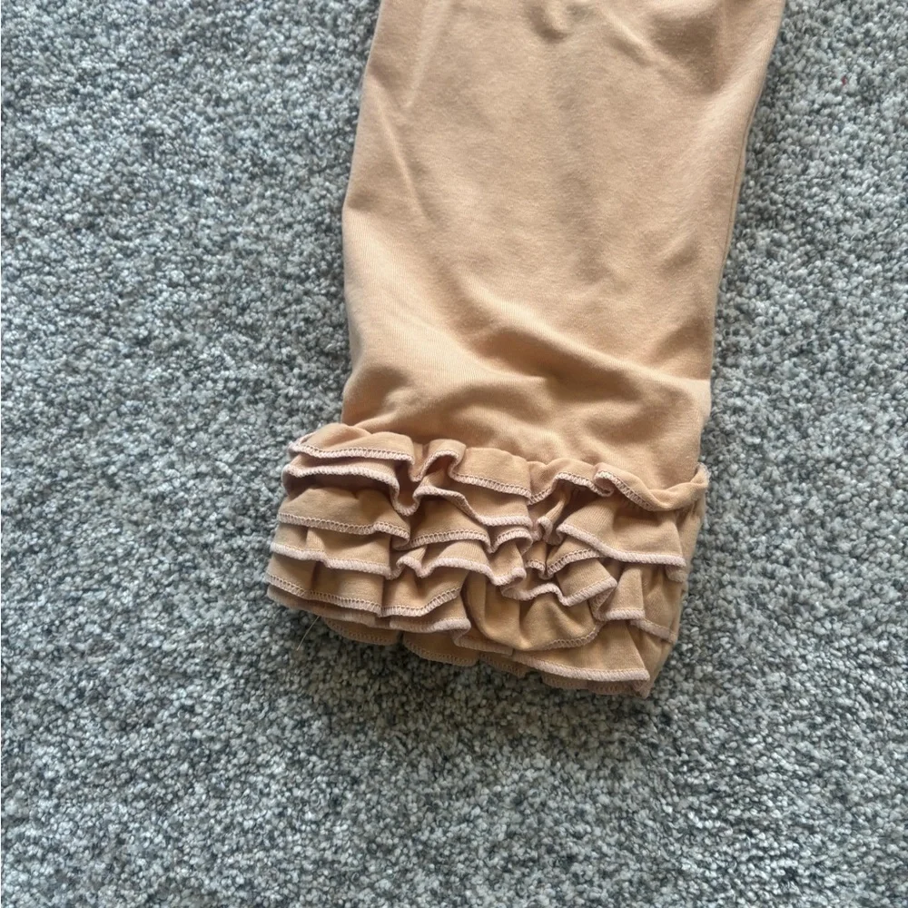 Floral Dress and‎ Ruffle Pants Set
